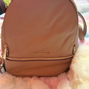 Michael Kors Brown Backpack